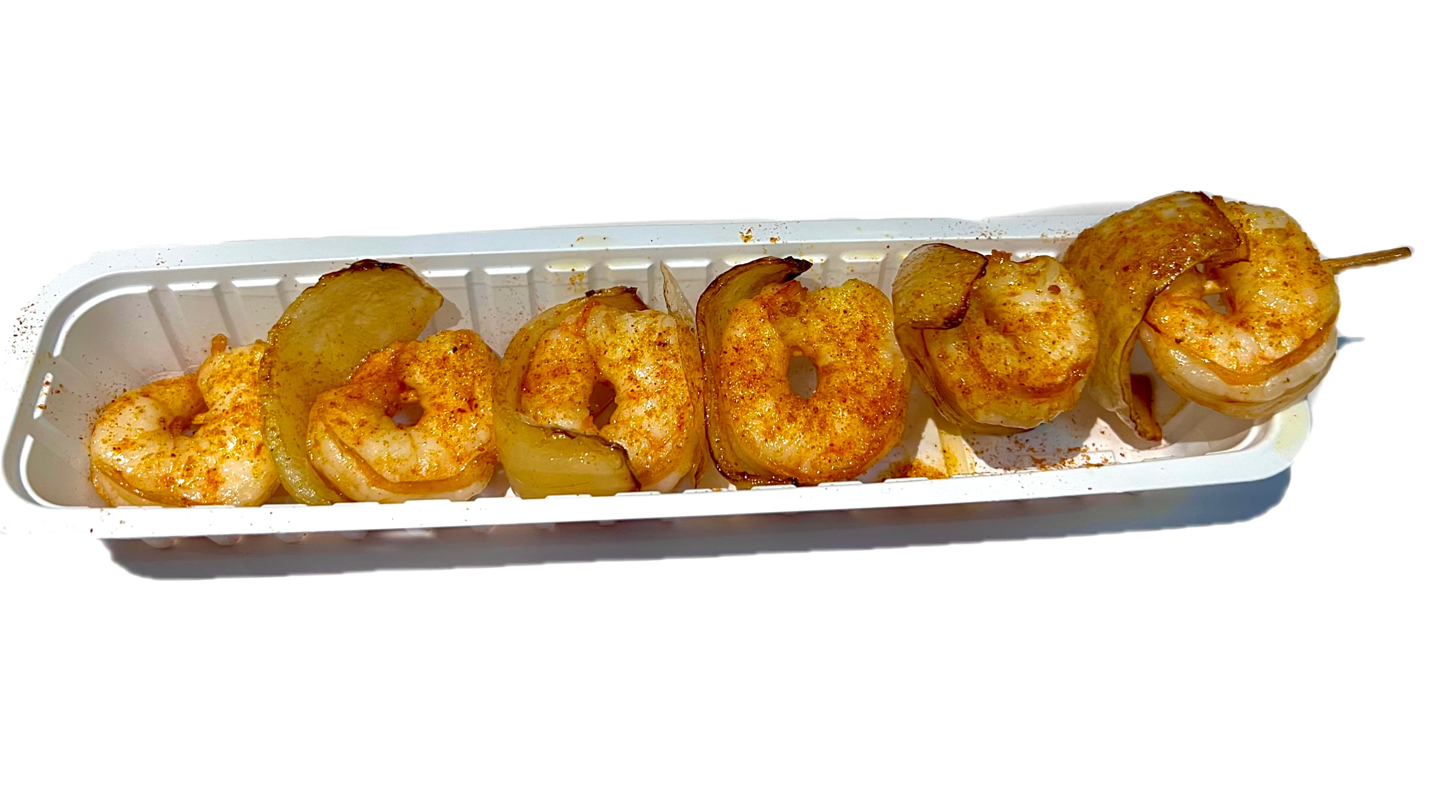 Scampi brochette