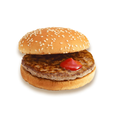 Hamburger ketchup